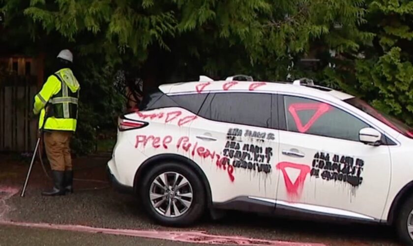 Police investigating pro-Palestinian vandalism at home of University of Washington president