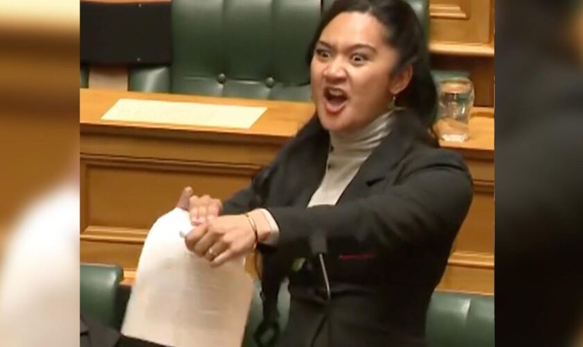 Neuseeland: Maori-Abgeordnete protestieren in Parlamentssitzung mit Haka-Tanz