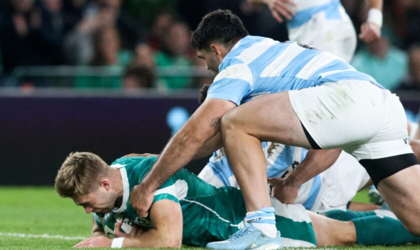 Ireland vs Argentina LIVE rugby: Latest updates as hosts score three times in make strong start against Pumas