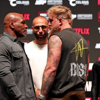 Jake Paul’s mother threatens to kill Mike Tyson after weigh-in slap