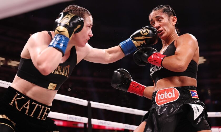 Katie Taylor beats Amanda Serrano with a disputed decision ahead of Jake Paul vs Mike Tyson