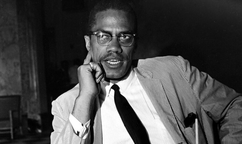 Malcolm X was killed on 21 February 1965. Pic: AP