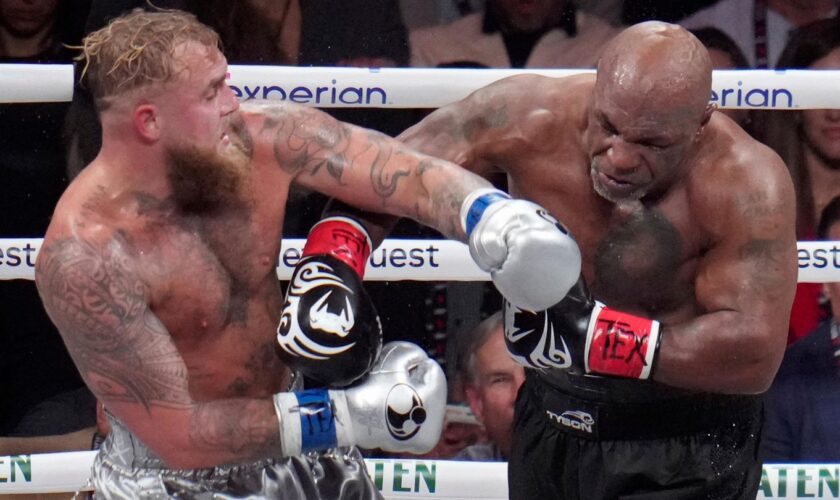 Boxkampf als Riesenshow: Jake Paul nach Sieg über Mike Tyson: "Er ist eine Legende"