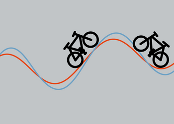 Rätsel der Woche: In welche Richtung fuhr das Fahrrad?