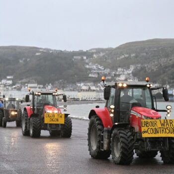 Minister says food shortage plan in place as farmers threaten strike action over tax