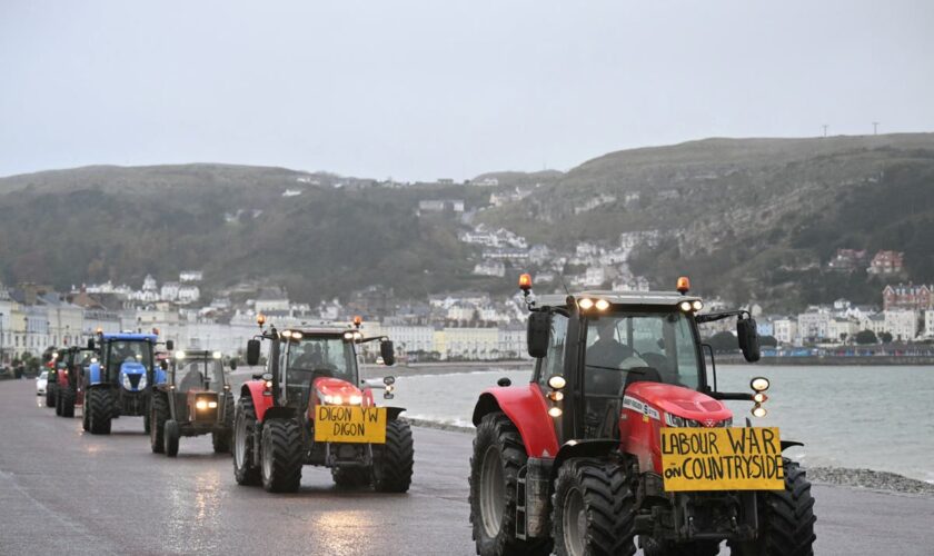 Minister says food shortage plan in place as farmers threaten strike action over tax