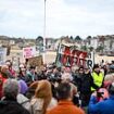 Army of 600 angry locals march in protest of new waste incinerator earmarked for seaside town