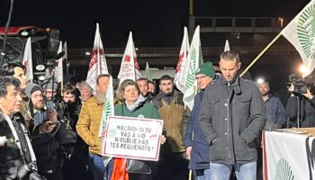 Agriculteurs en colère : à Villacoublay, une centaine de manifestants déjà rassemblés ce dimanche