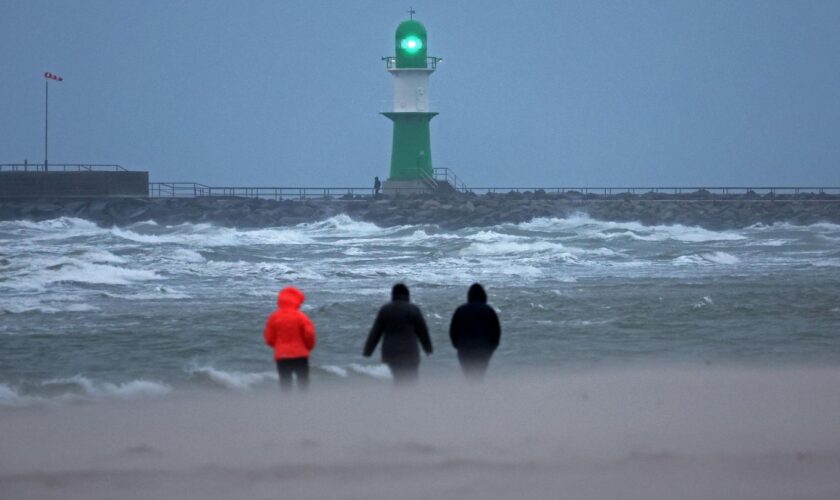 Vorhersage: Nicht kalt, aber windig bis stürmisch – so wird das Wetter am Montag