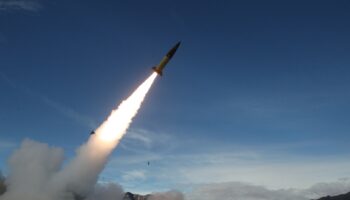 Un missile ATACMS lancé depuis une installation de l'armée américaine à White Sands (Nouveau-Mexique), le 14 décembre 2021