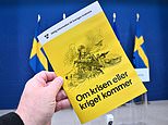 Sweden tells citizens to prepare for WAR: Five million households get pamphlets on how to get their home ready for nuclear armageddon... as Biden is accused of trying to start World War Three