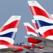 British Airways tail fins are pictured at Heathrow Airport in London, Britain, May 17, 2021. REUTERS/John Sibley