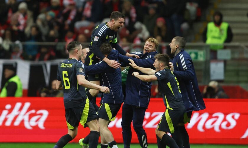 Scotland finish Nations League with late twist as Andy Robertson has final say