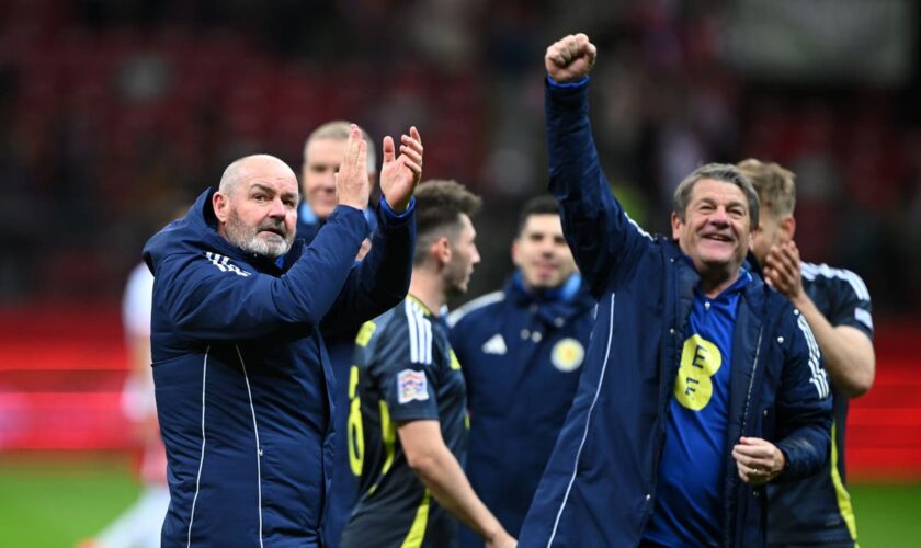 Steve Clarke hails Scotland’s spirit after earning Nations League play-off