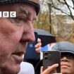 'Classic BBC!': Moment Jeremy Clarkson scolds Victoria Derbyshire for 'biased' questions as he joins tens of thousands of farmers for protest against Labour's inheritance tax raid