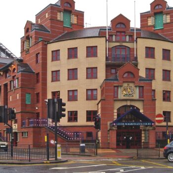 Der Richtger hatte keine Sympathie für den Schwindel. Foto des Leeds Magistrates Court.