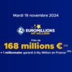 Résultat Euromillions (FDJ) : le tirage de ce mardi 19 novembre 2024 [EN LIGNE]