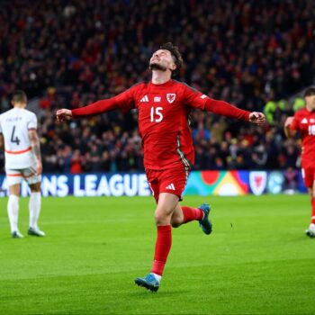 Liam Cullen leads Wales to thrilling victory and Nations League promotion