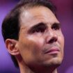 Rafael Nadal during a tribute after playing his last match as a professional tennis player in the Davis Cup quarterfinals in Malaga. Pic: (AP Photo/Manu Fernandez