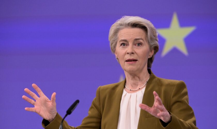 La présidente de la Commission européenne Ursula von der Leyen, le 30 octobre 2024 à Bruxelles