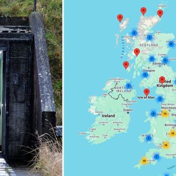 All of UK's nuclear bunkers mapped - as Britain is best prepared in Europe for Putin attack