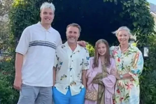 Why rich people really do have taller children as Gary Barlow is dwarfed by son