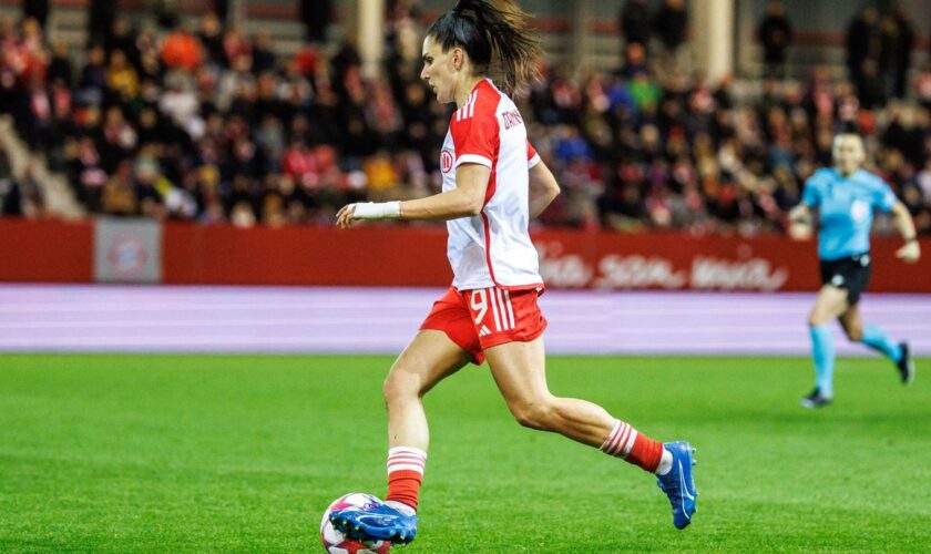 Jovana Damnjanovic schoss die Fußballerinnen des FC Bayern zur 1:0-Führung gegen Valerenga Oslo. (hier Archivbild) Foto: Matthia