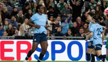 Khadija Shaw fires Man City into Women’s Champions League quarter-finals