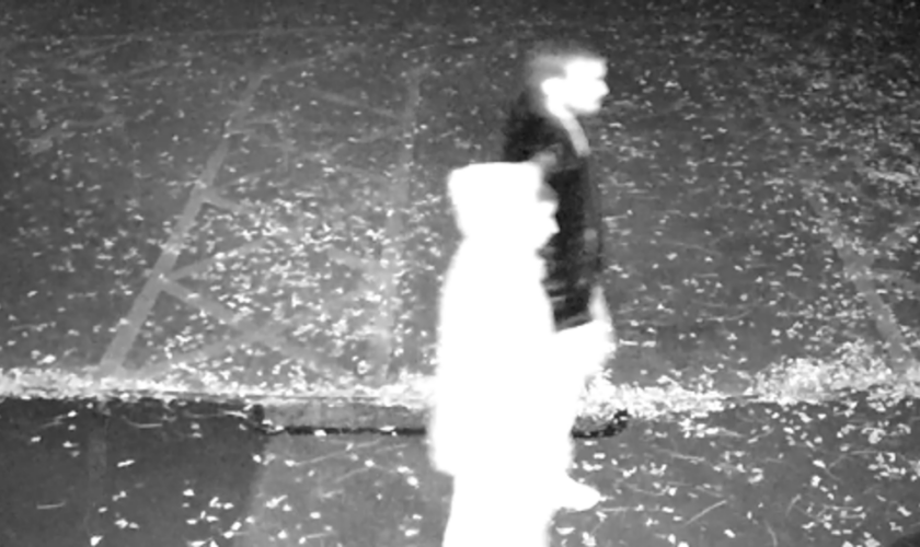 CCTV image showing Pankaj Lamba and Harshita Brella at Corby Boating Lake on Sunday, November 10, at about 6.30pm. Pic: Northamptonshire Police