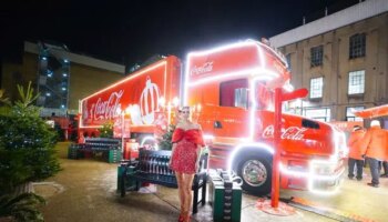 Coca-Cola Christmas truck arrives in London as it begins iconic festive tour of UK