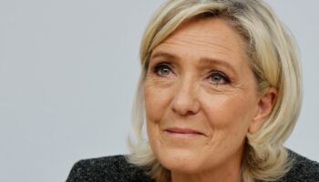 La présidente du groupe RN à l'Assemblée nationale, Marine Le Pen, lors d'un séminaire de son parti, le 14 septembre 2024.