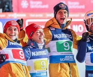 Skispringen in Lillehammer: Deutsches Mixed-Team gewinnt Weltcup-Auftakt