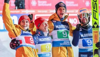 Skispringen in Lillehammer: Deutsches Mixed-Team gewinnt Weltcup-Auftakt