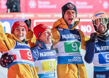 Skispringen in Lillehammer: Deutsches Mixed-Team gewinnt Weltcup-Auftakt