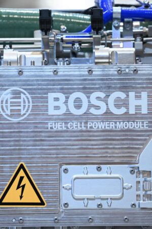 Part of a fuel cell by Bosch. Pic: Reuters