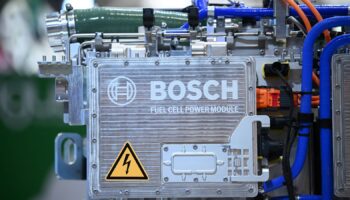 Part of a fuel cell by Bosch. Pic: Reuters