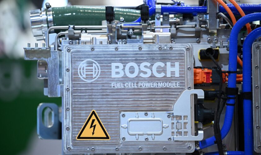 Part of a fuel cell by Bosch. Pic: Reuters