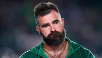 Jason Kelce berated by angry fan in California over autograph signing