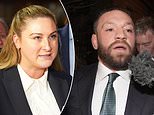 Horrific details emerge from break-in of Conor McGregor's rape accuser as it is revealed masked men broke into her home, smashed the windows and stabbed her boyfriend while daughter was asleep next door