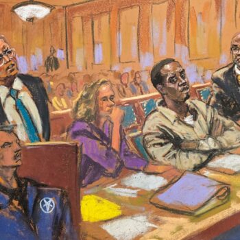 Sean ‘Diddy’ Combs grins and blows kisses as court hears bail plea over sex trafficking charges