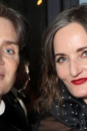 Cillian Murphy and wife Yvonne McGuinness at a Golden Globes afterparty in January. Pic: AP