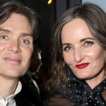 Cillian Murphy and wife Yvonne McGuinness at a Golden Globes afterparty in January. Pic: AP