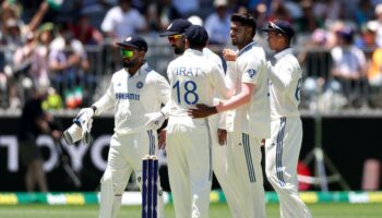 Australia bowled out for just 104 as India build first Test lead