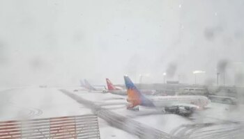 Newcastle Airport chaos with passengers 'stranded on flight for hours' as Storm Bert hits