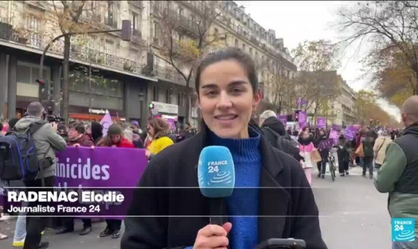 France : manifestations contre les violences faites aux femmes