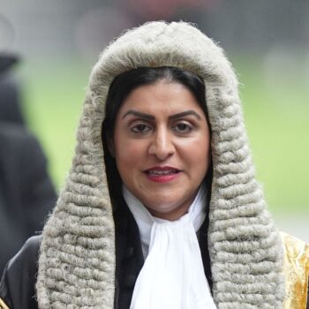 Justice Secretary Shabana Mahmood following the annual Judges Service at Westminster Abbey. File pic: PA