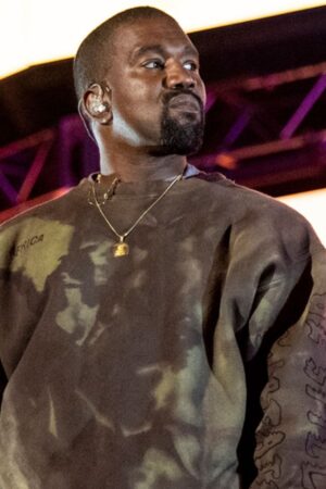 Kanye West performs with Kid Cudi at the Coachella Music & Arts Festival at the Empire Polo Club on Saturday, April 20, 2019, in Indio, Calif. (Photo by Amy Harris/Invision/AP)