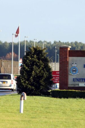 American Air Force base RAF Mildenhall. Pic: PA