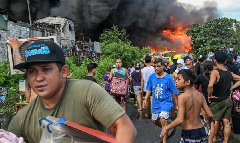 Manila: 2.000 Familien verlieren Obdach durch Großbrand in Armenviertel