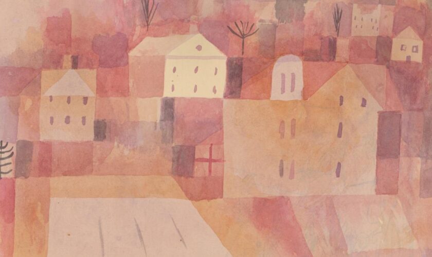 Zum Geburtstag ein Aquarell von Paul Klee